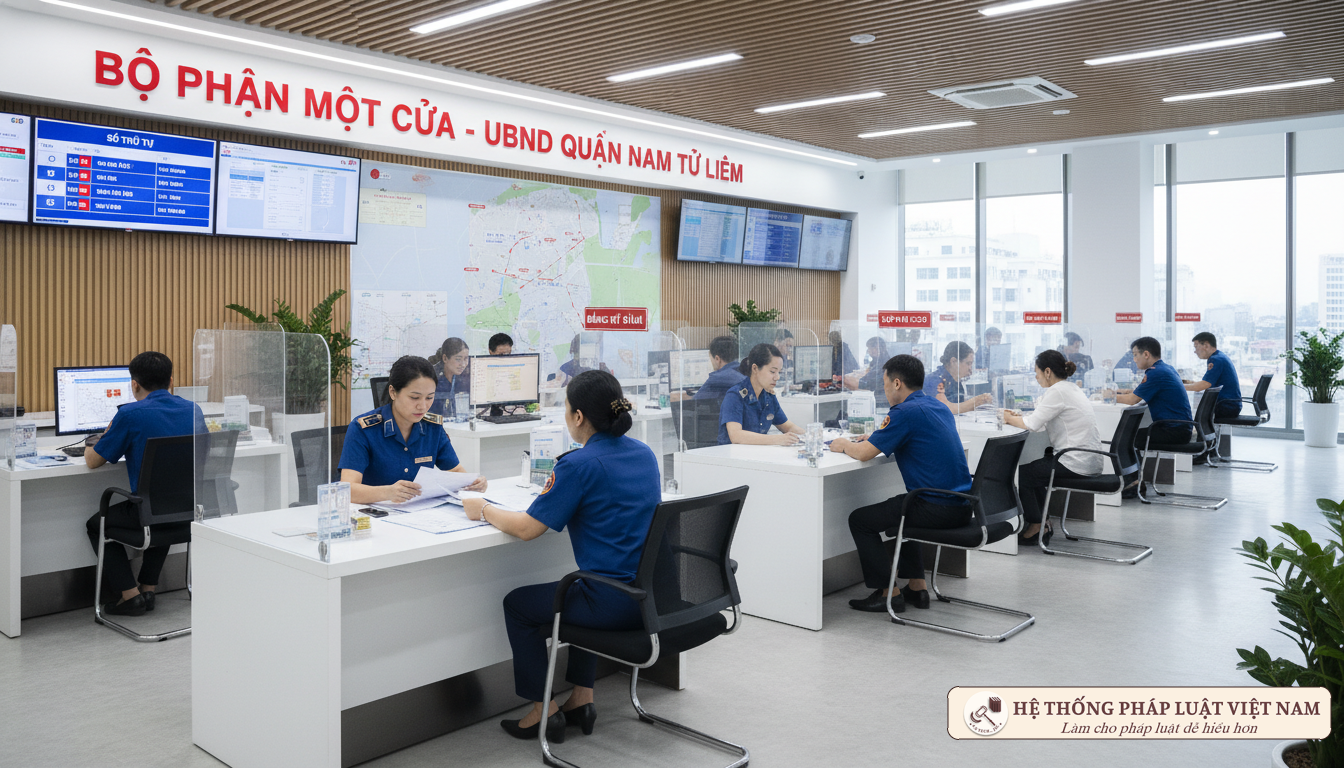 Thủ tục hành chính tại Bộ phận Một cửa