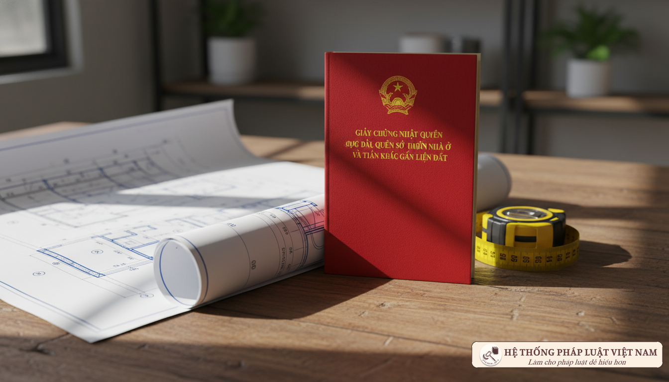 Sổ đỏ và bản vẽ kỹ thuật đất đai