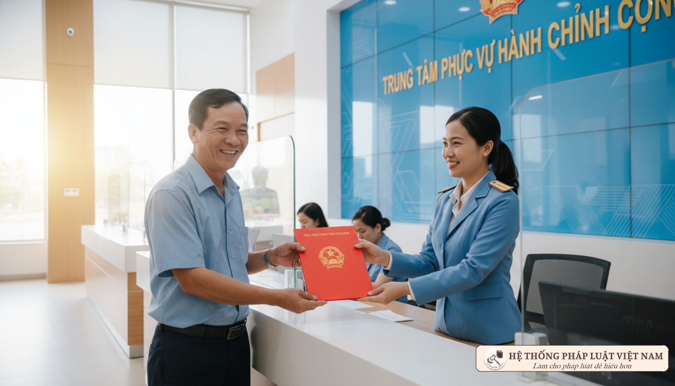 Thủ tục cấp đổi Sổ đỏ mẫu mới tại cơ quan chức năng