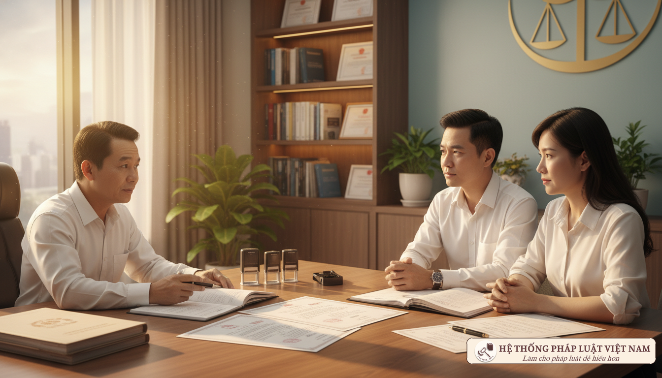 Khai nhận di sản thừa kế tại văn phòng công chứng Thủ tục công chứng thừa kế đất đai