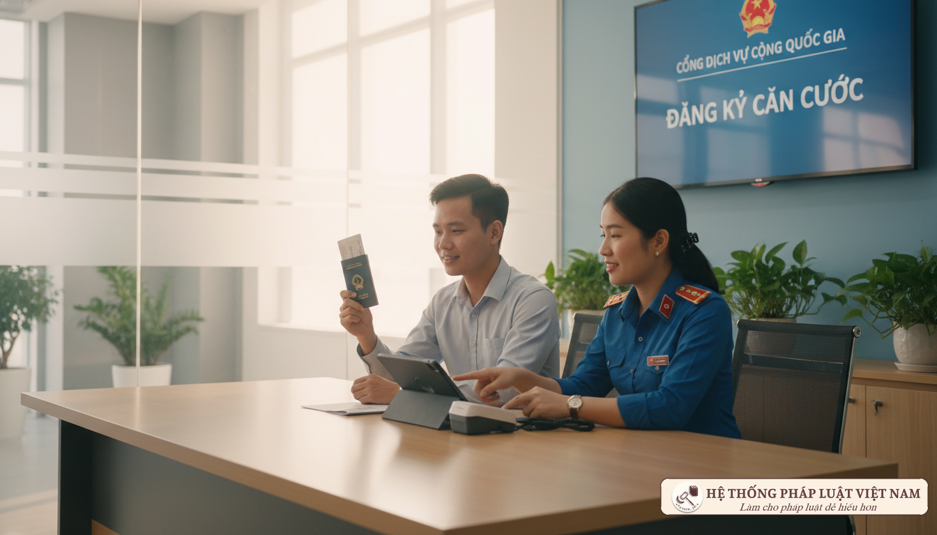 Làm thủ tục cấp thẻ căn cước