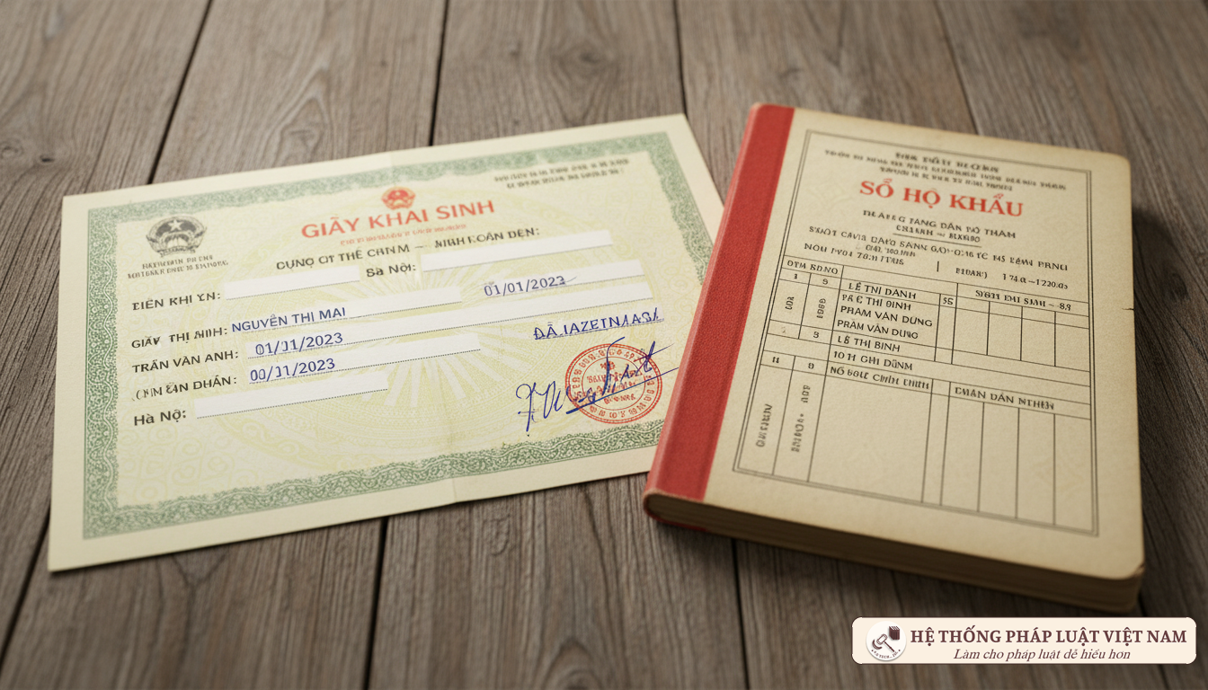 Giấy khai sinh và Sổ hộ khẩu Việt Nam