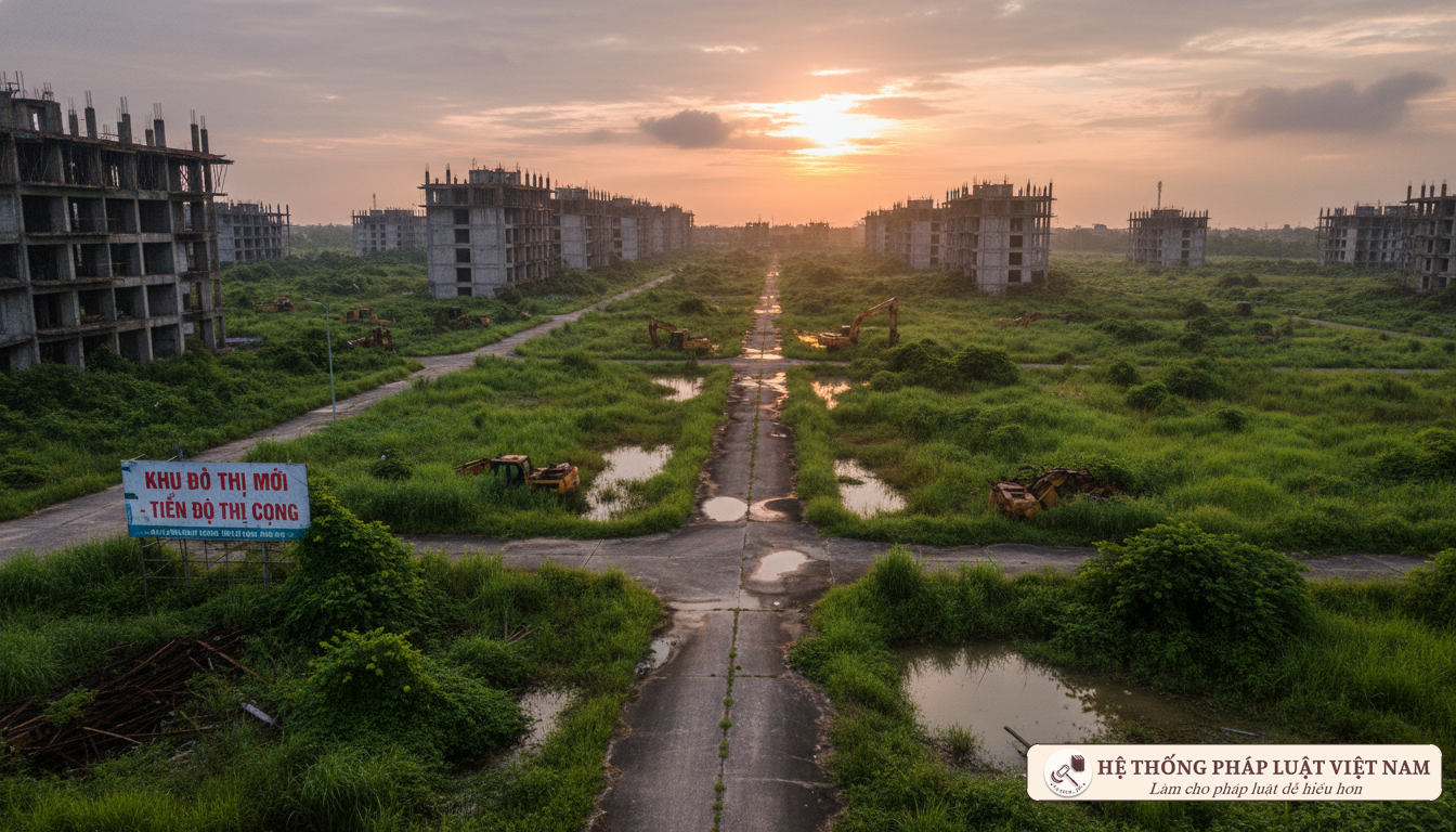 Kiểm soát đất bỏ hoang bằng công cụ thuế Dự án bỏ hoang và lãng phí đất đai