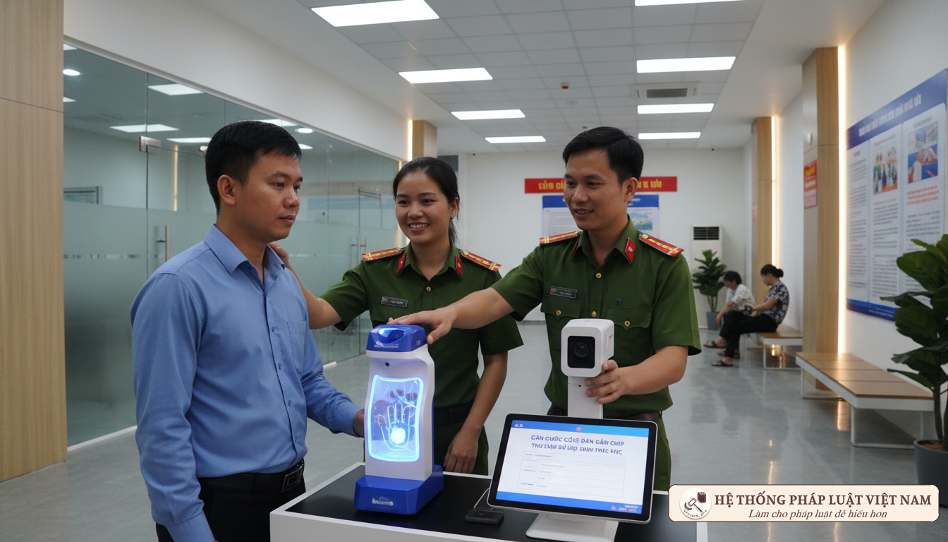 Thủ tục làm thẻ căn cước mới