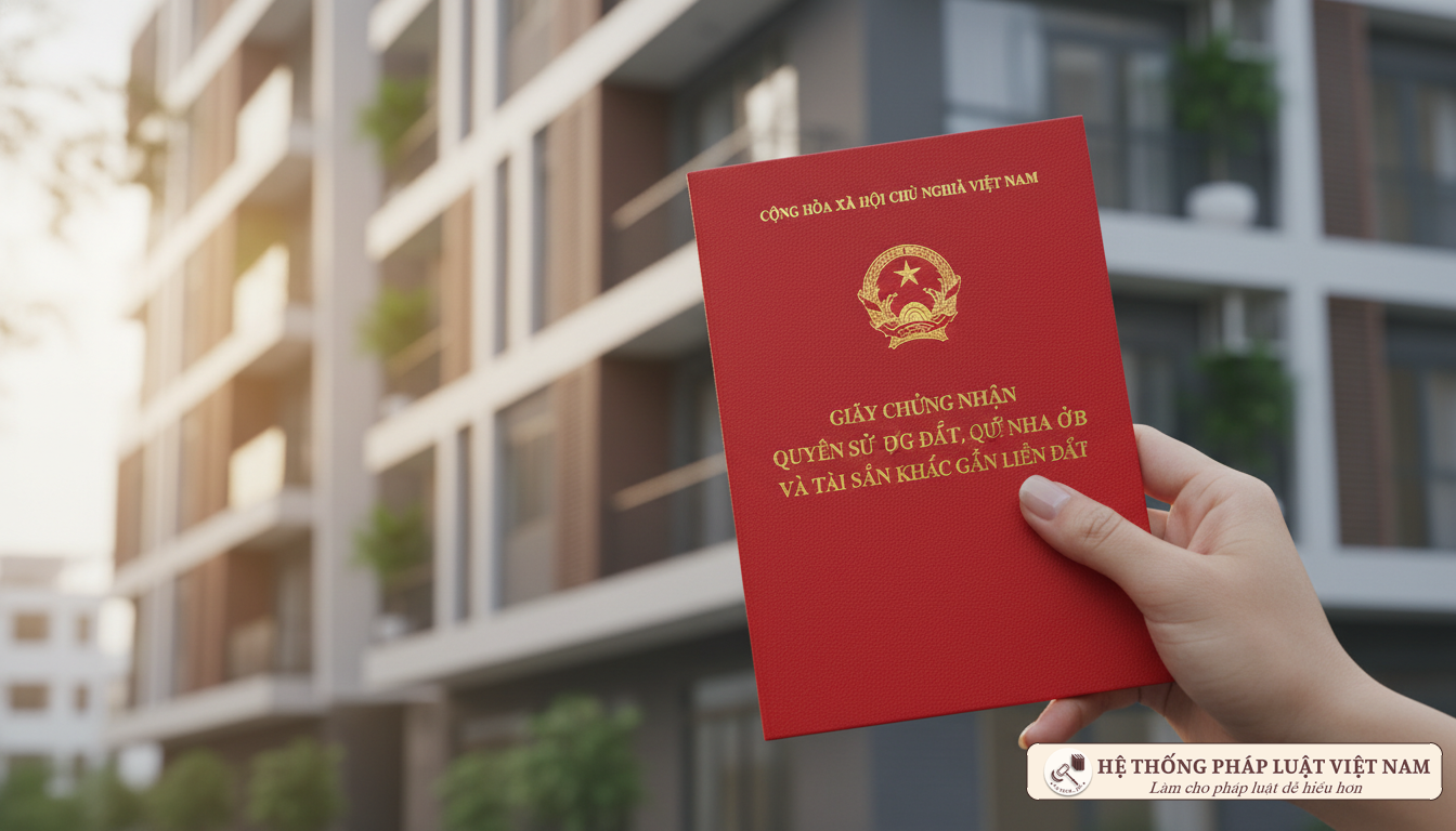 Tay cầm sổ hồng chung cư