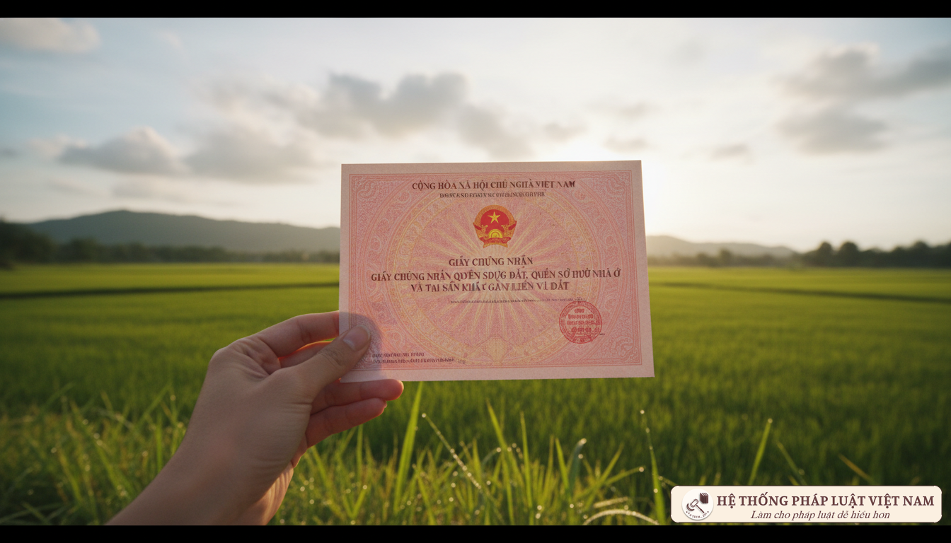 Cận cảnh Sổ đỏ Việt Nam