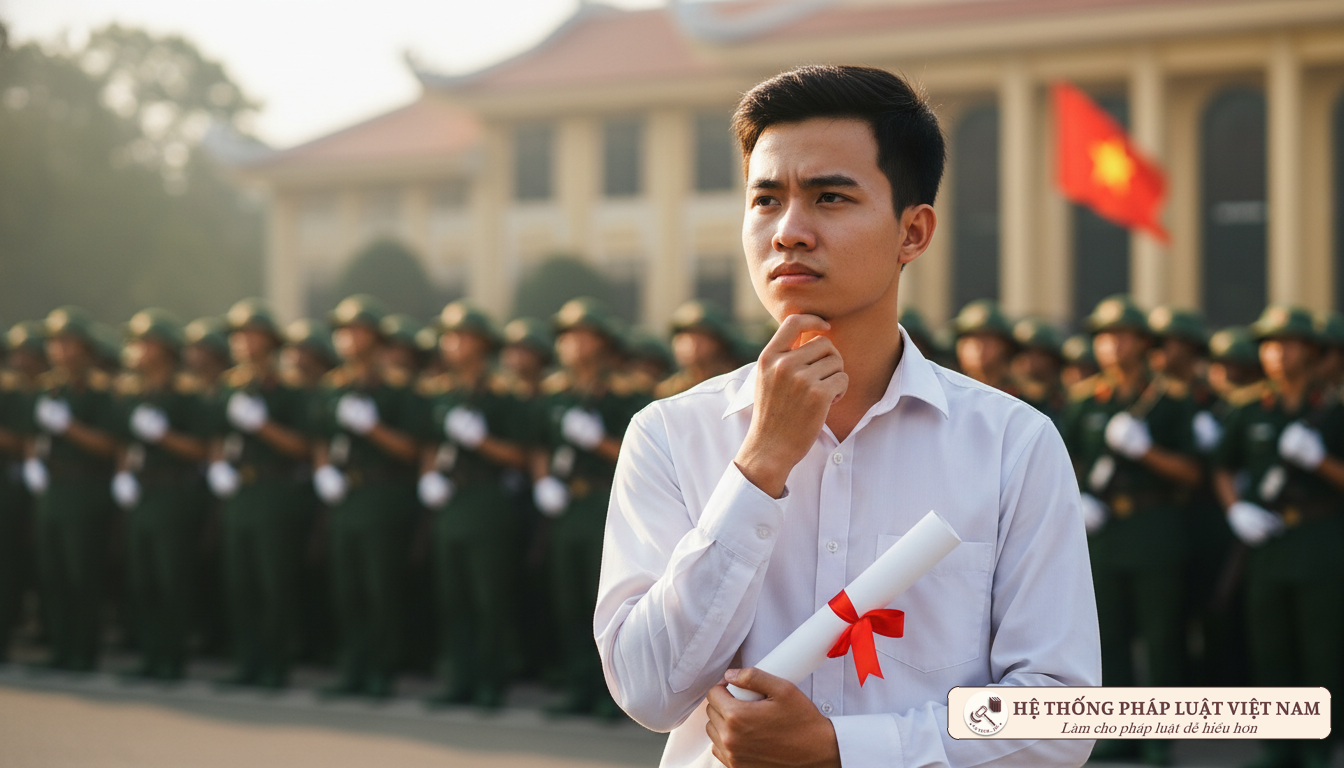 Sinh viên học liên thông và nghĩa vụ quân sự