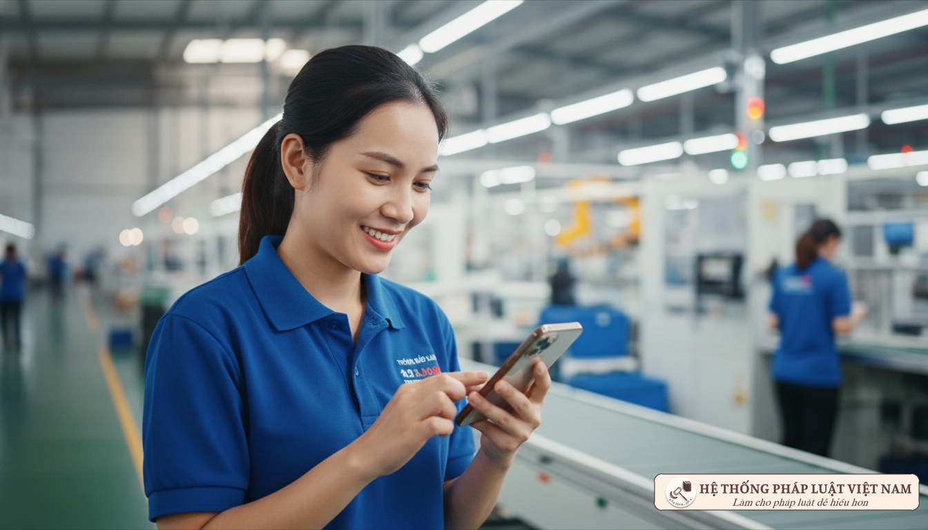 Người lao động vui mừng với thu nhập tăng thêm