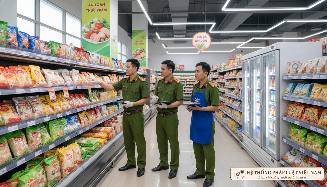 Kiểm tra thị trường hàng hóa Tết