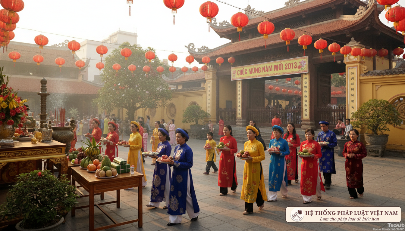 Lễ hội truyền thống văn minh Tết 2013