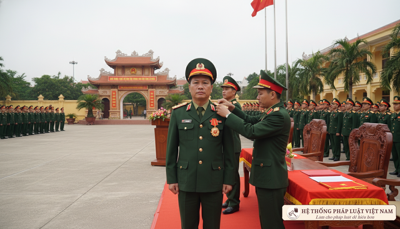 Lễ phong quân hàm cấp Tướng