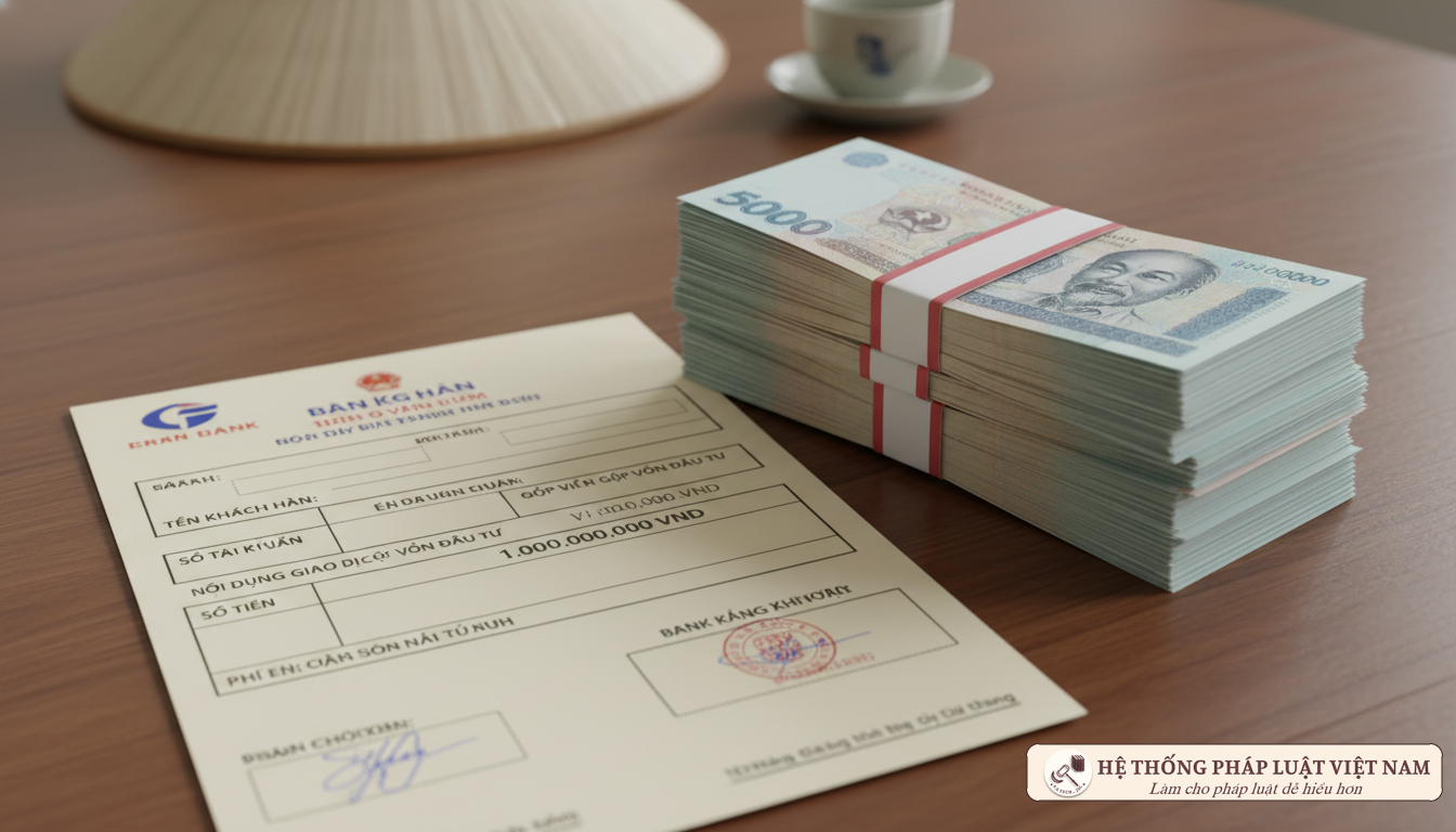 Chứng từ góp vốn điều lệ