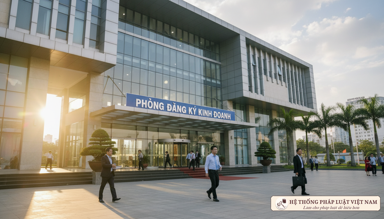 Nộp hồ sơ thay đổi đăng ký chi nhánh tại Phòng Đăng ký kinh doanh