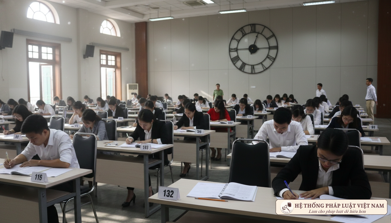 Thi công chức 2025: Đi muộn quá 10 phút, thí sinh có nguy cơ &#039;trắng tay&#039;?
