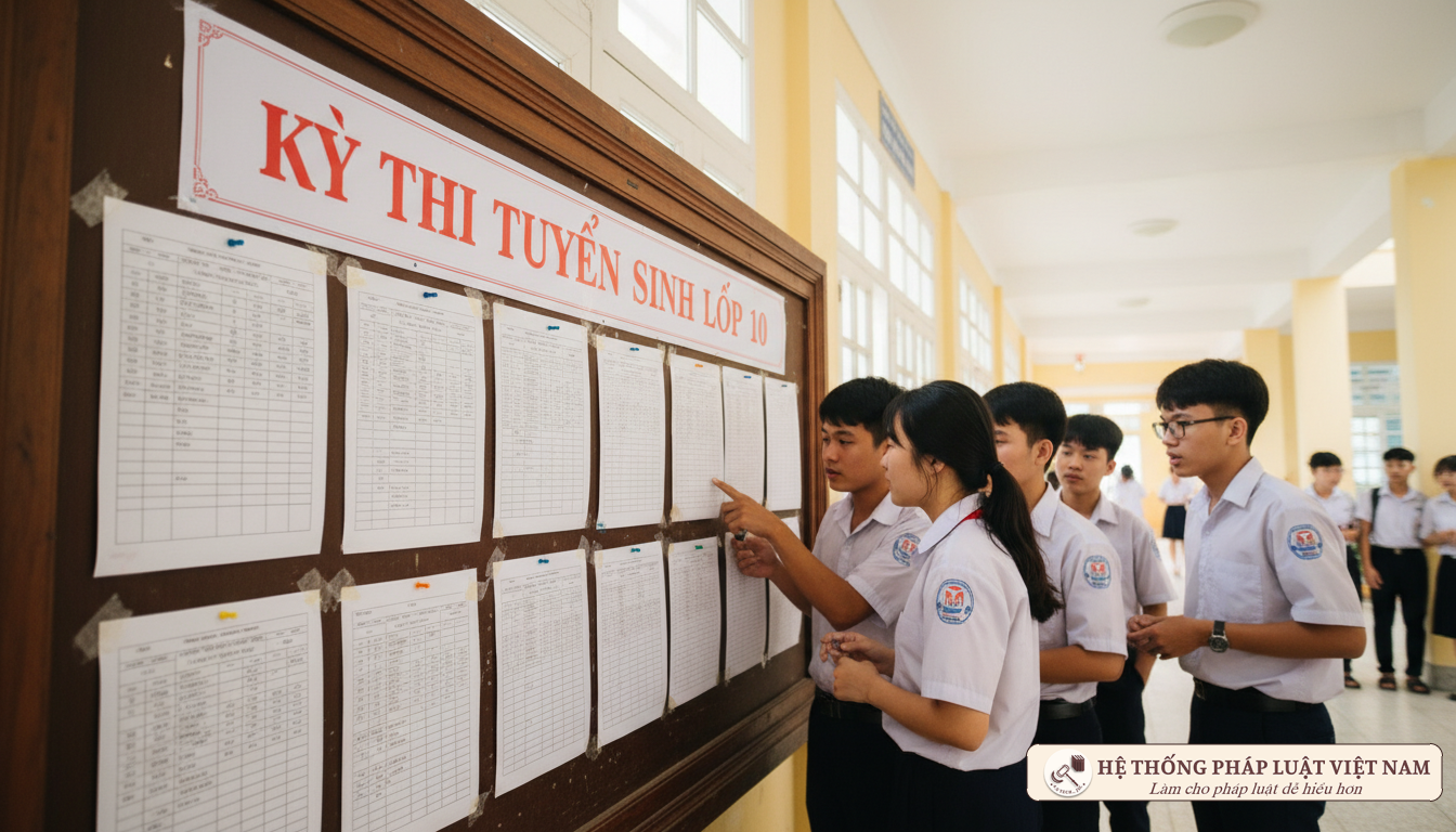 Bảng tin kỳ thi tuyển sinh lớp 10