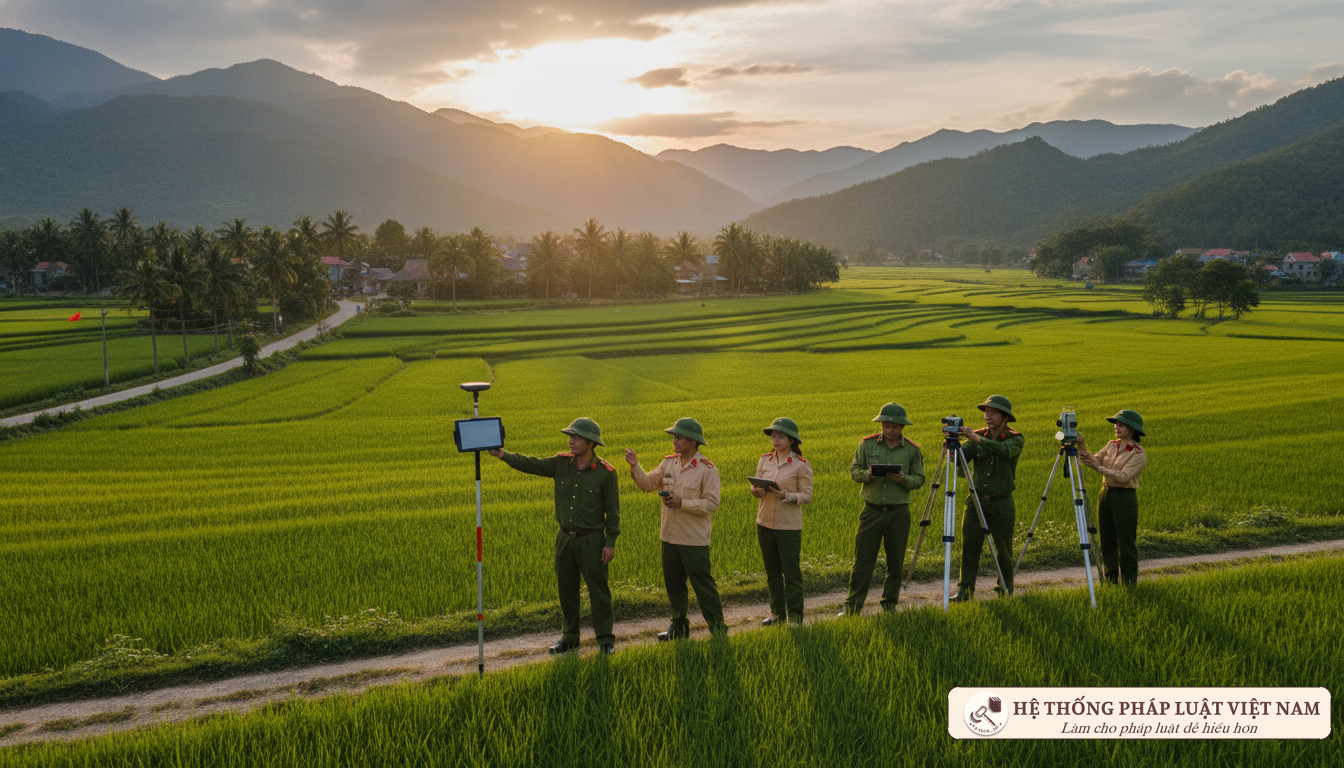Khảo sát thực địa thống kê đất đai 2025 Khảo sát thực địa thống kê đất đai
