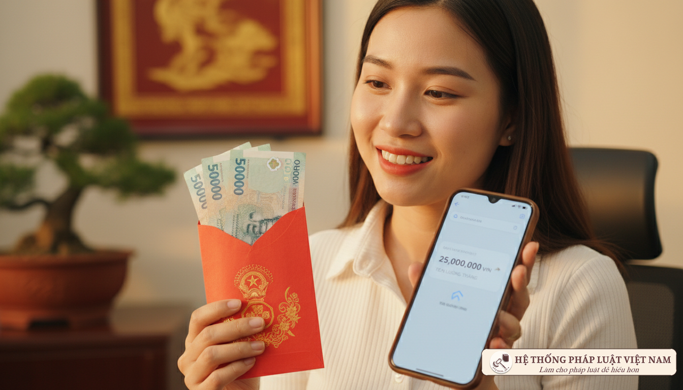 Cá nhân nhận thu nhập từ tiền lương tiền công