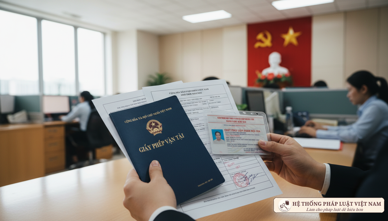 Hồ sơ cấp lại giấy phép liên vận