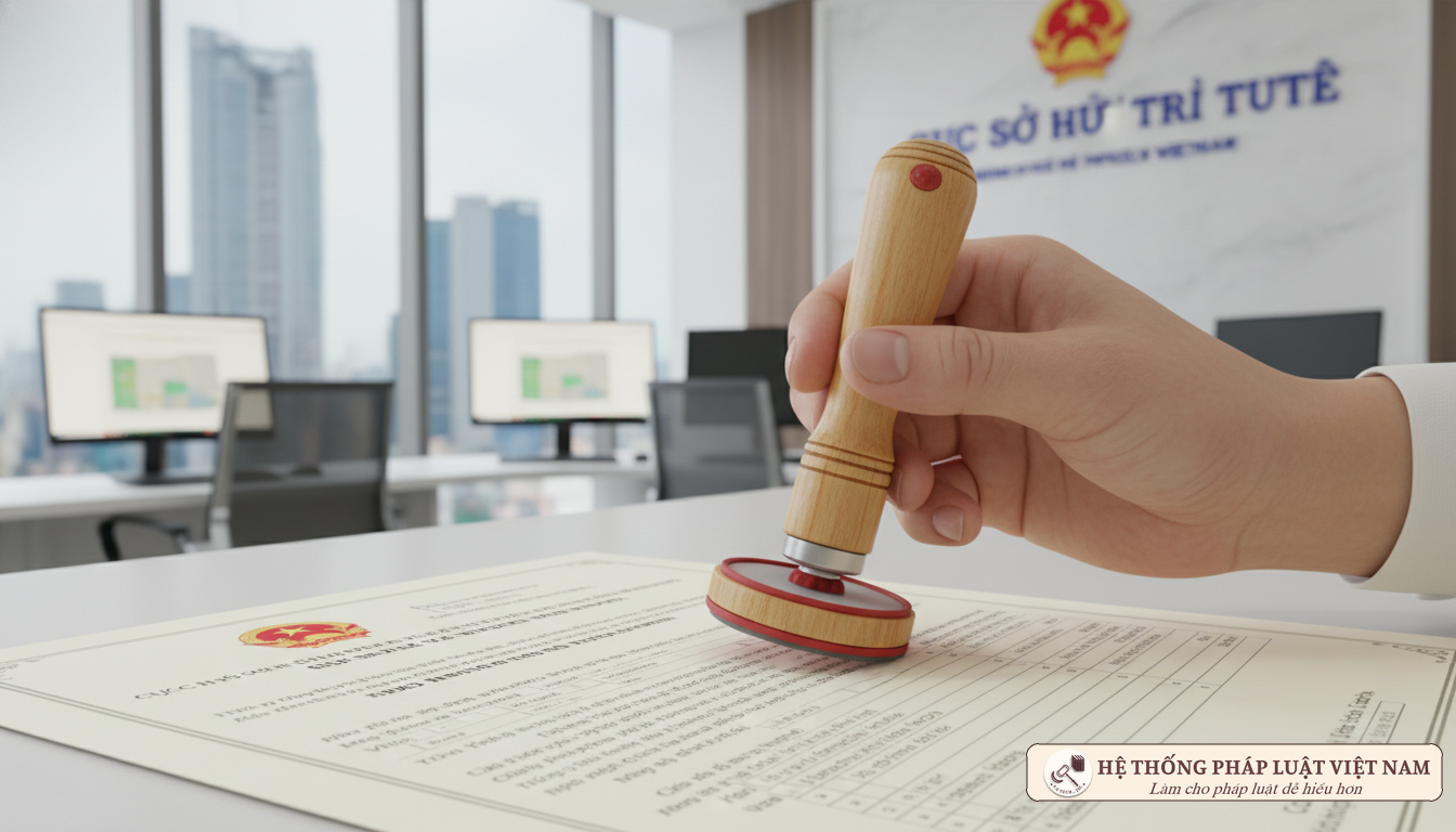 Đóng dấu hồ sơ sở hữu công nghiệp