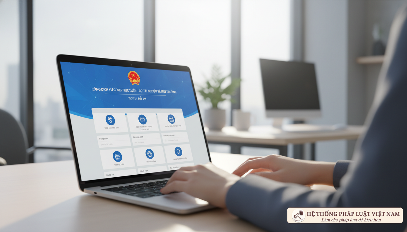 Dịch vụ công trực tuyến về đất đai