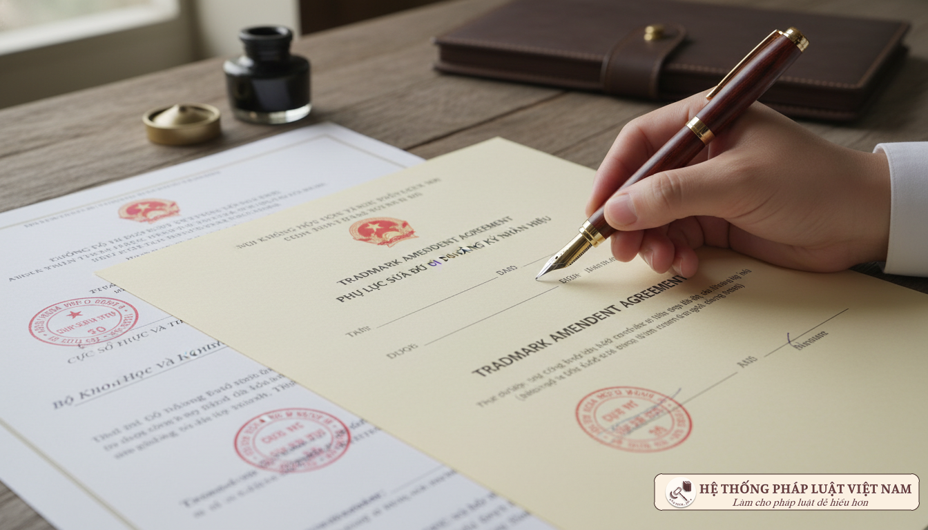 Ký kết hồ sơ thay đổi thông tin văn bằng bảo hộ