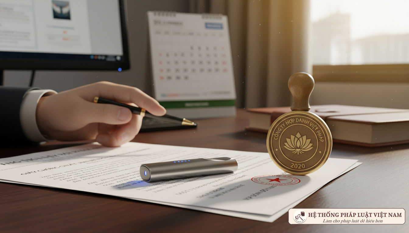 Thiết bị USB Token và con dấu doanh nghiệp