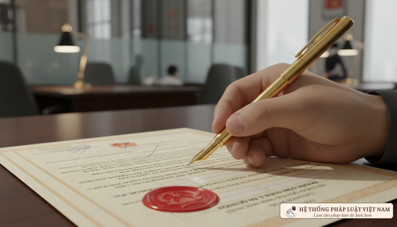 Ký kết hồ sơ đất đai minh bạch