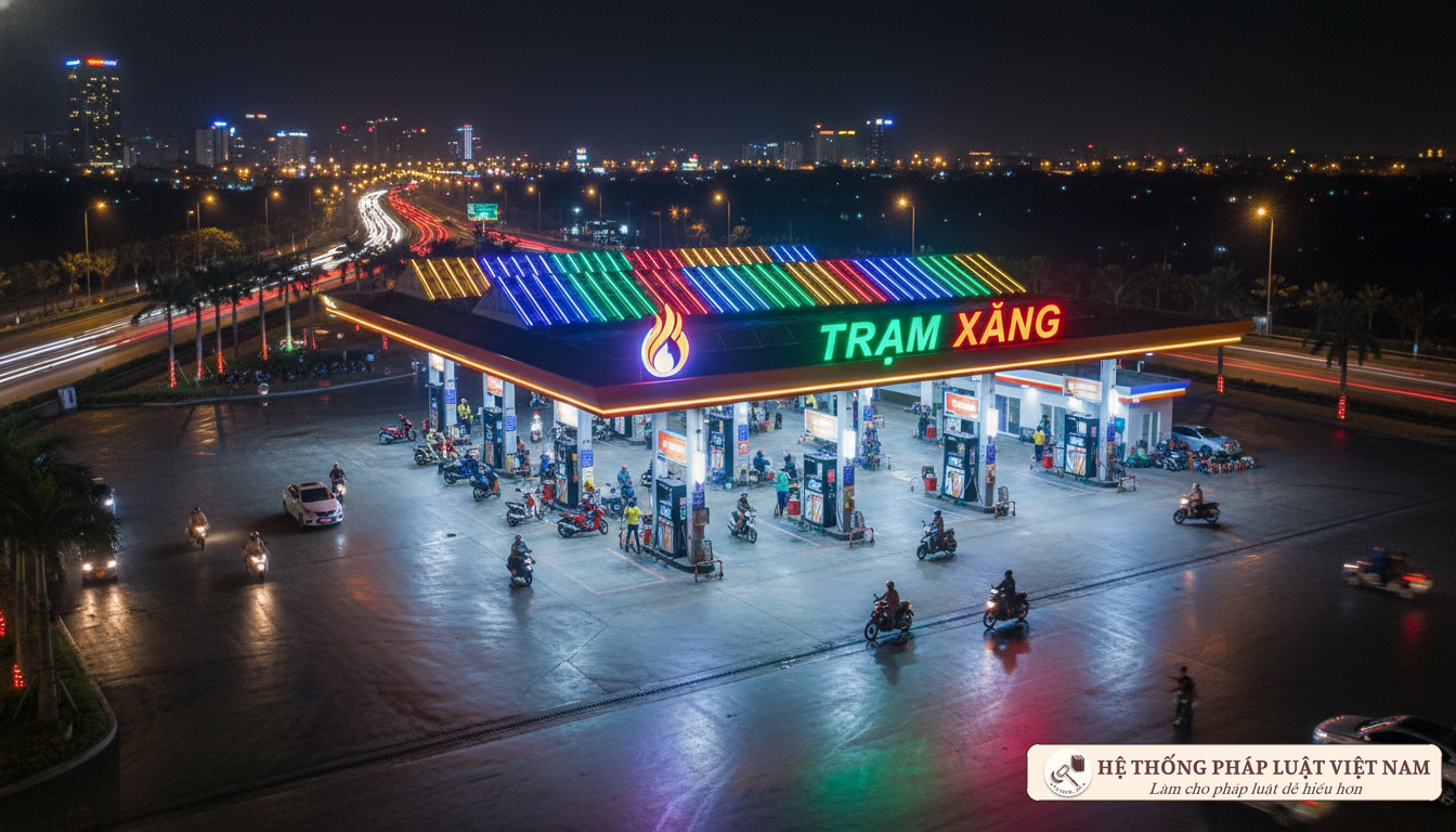 Trạm xăng dầu hiện đại tại Việt Nam