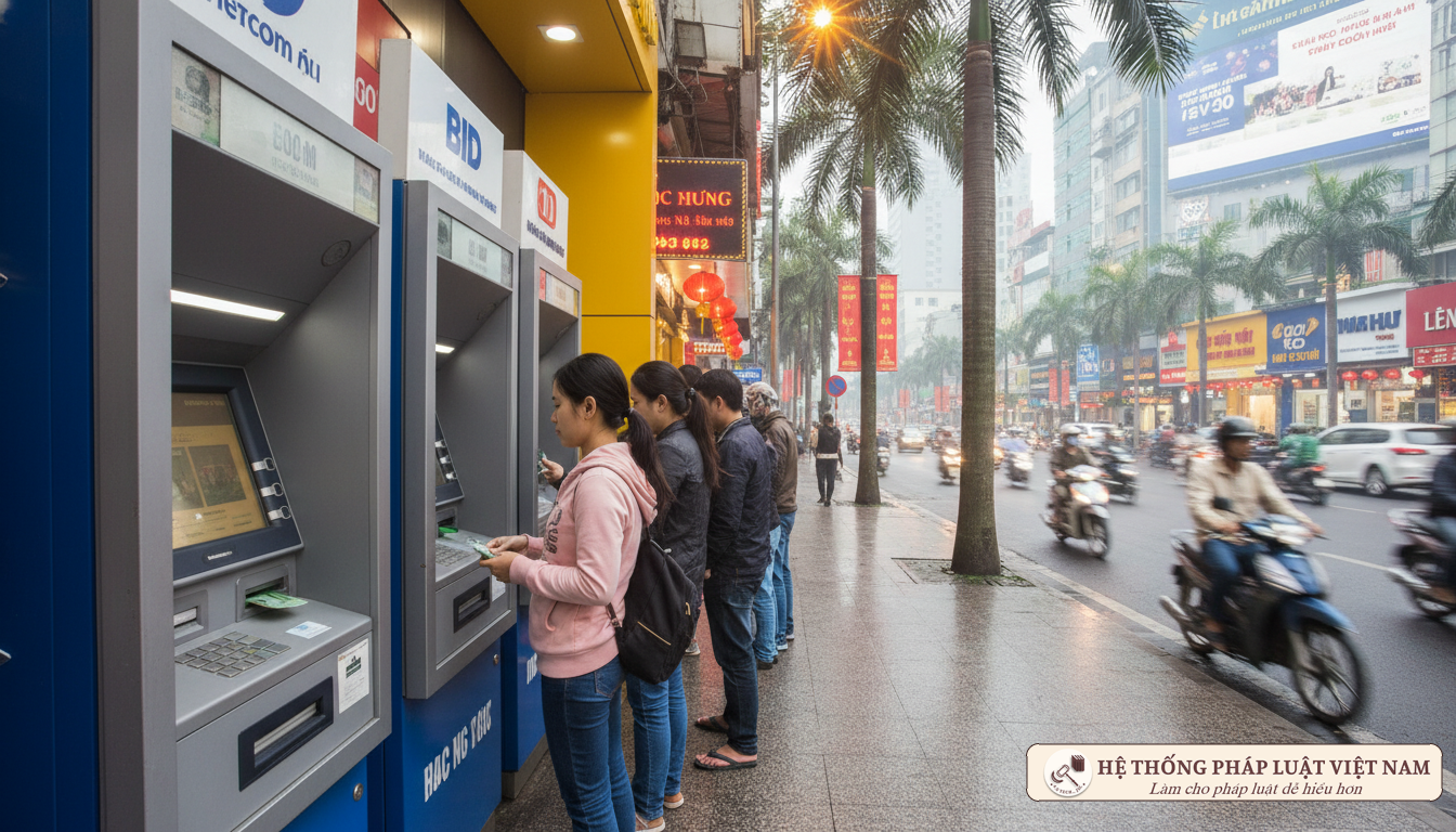 Hệ thống ATM phục vụ Tết 2016