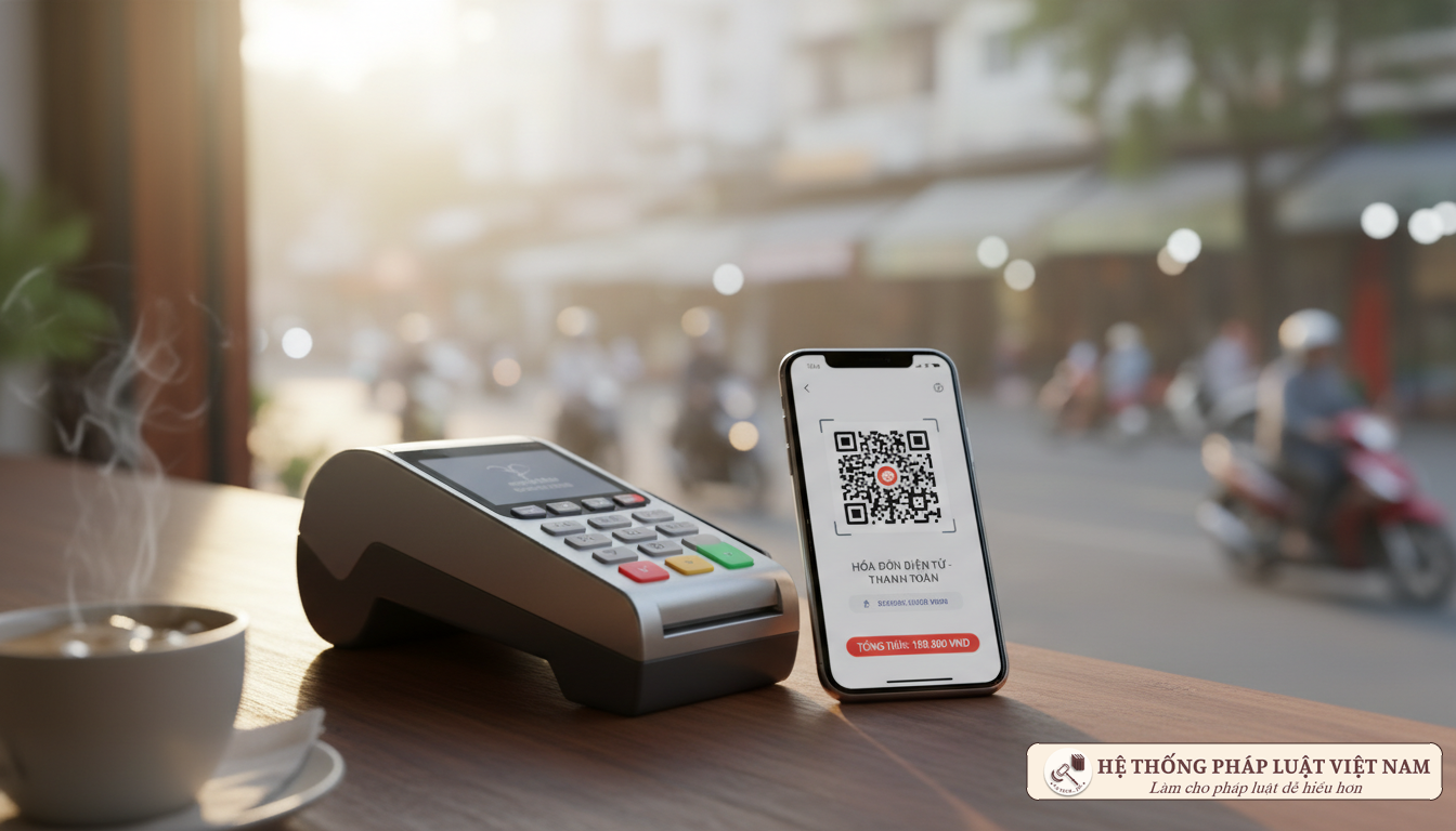 Giao dịch hóa đơn điện tử qua mã QR