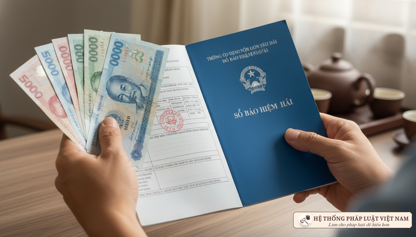 Sổ bảo hiểm xã hội và tiền Việt Nam