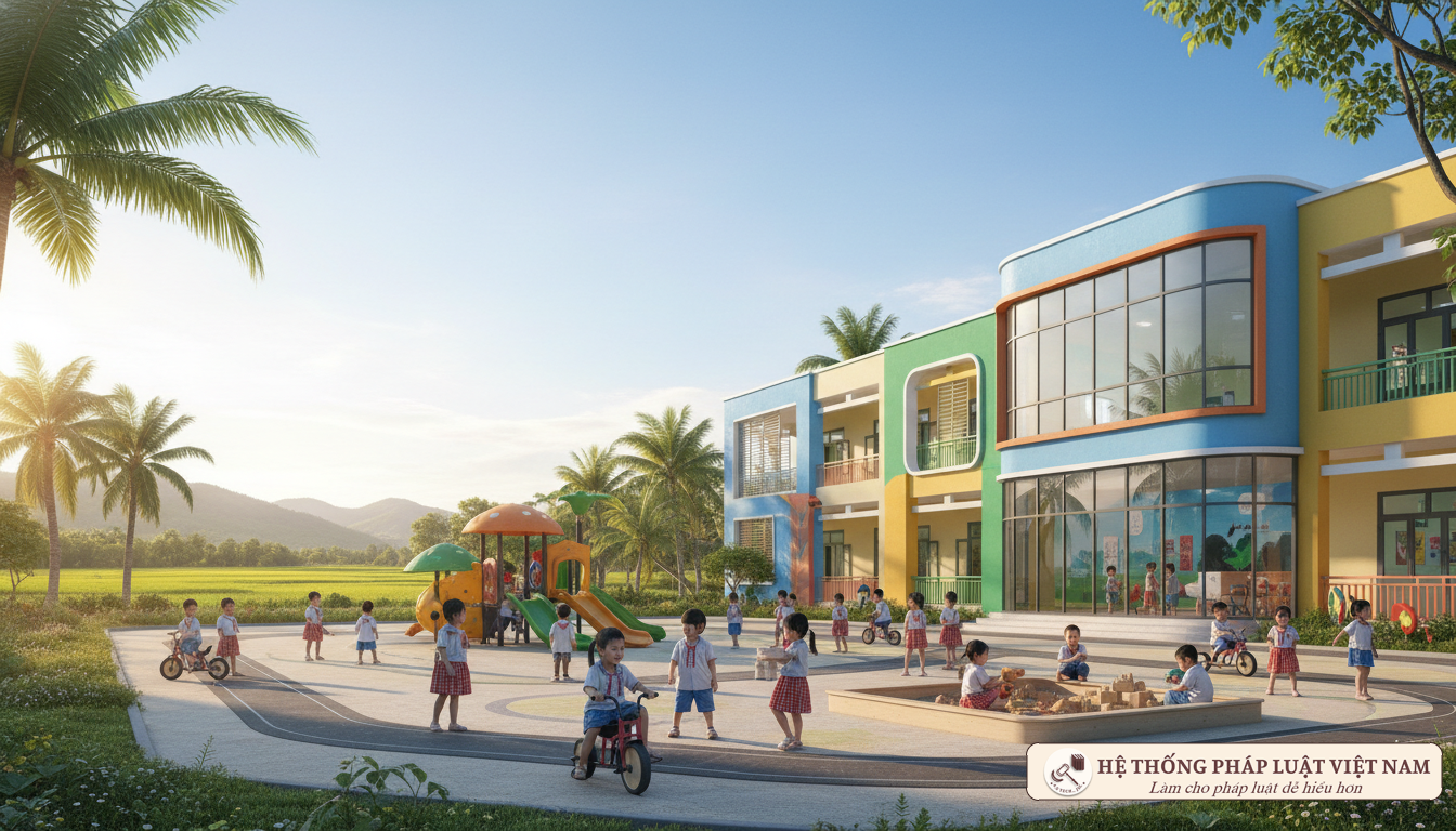 Trường học nông thôn mới kiểu mẫu