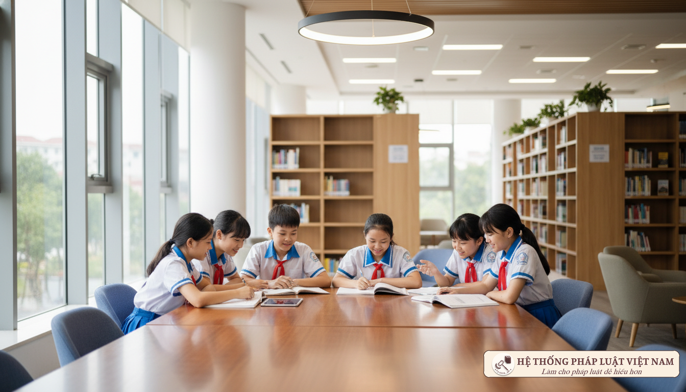 Học sinh trung học học nhóm