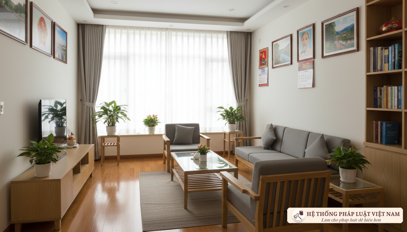 Nội thất nhà ở công vụ quân đội