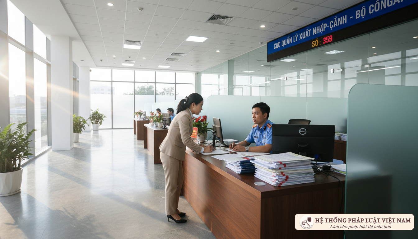 Thủ tục tại cơ quan xuất nhập cảnh