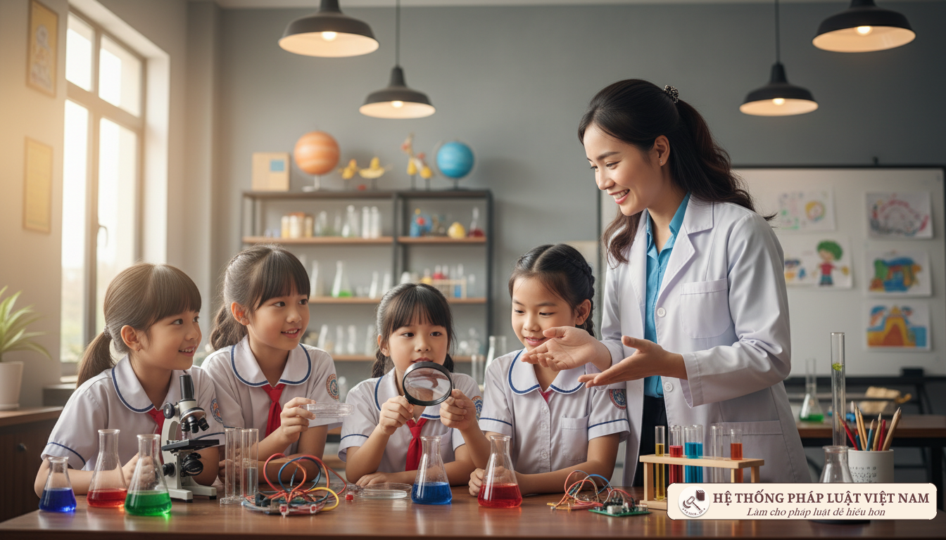Giáo viên hướng dẫn học sinh nghiên cứu khoa học