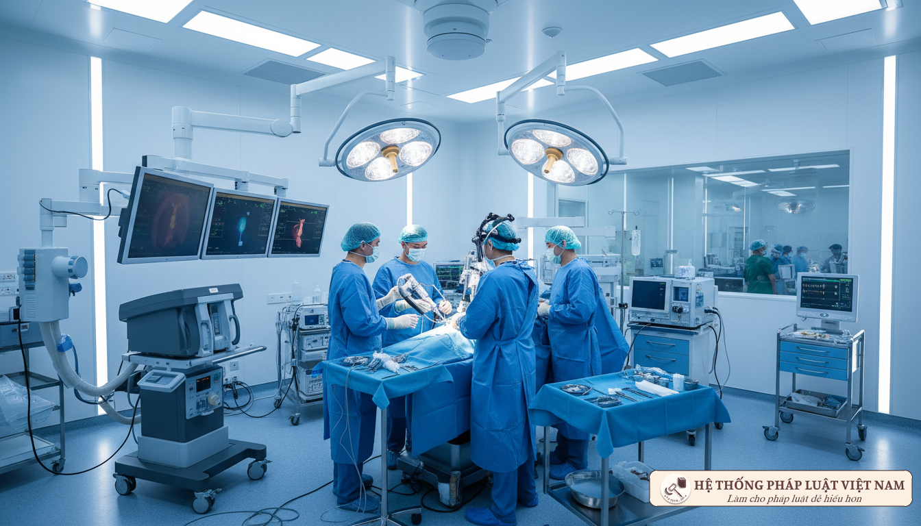Ca phẫu thuật tại bệnh viện Việt Nam