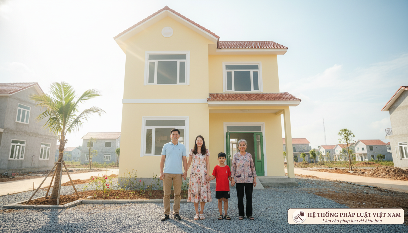 Khu tái định cư hiện đại cho người dân