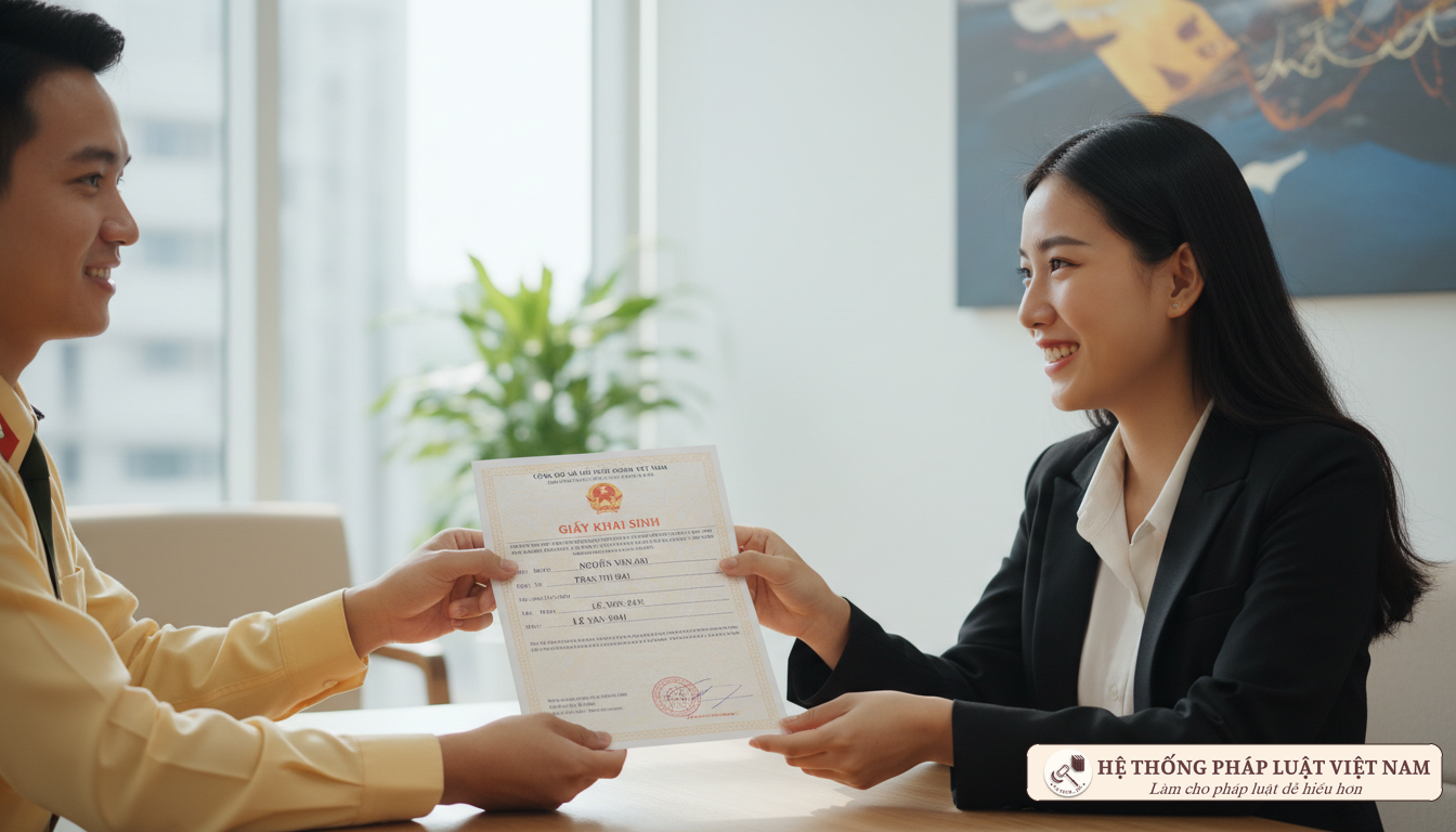 Thủ tục đăng ký khai sinh cho trẻ em