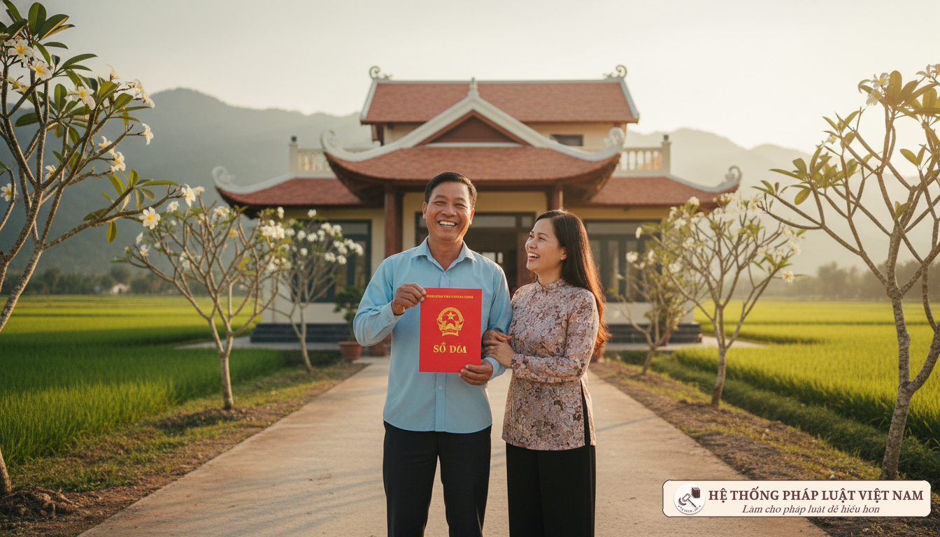 Tin vui: Giấy tờ đất ghi tên người khác vẫn được cấp Sổ đỏ theo Luật Đất đai 2024
