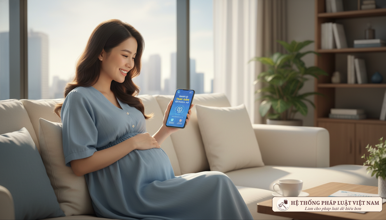 Chế độ thai sản trực tuyến