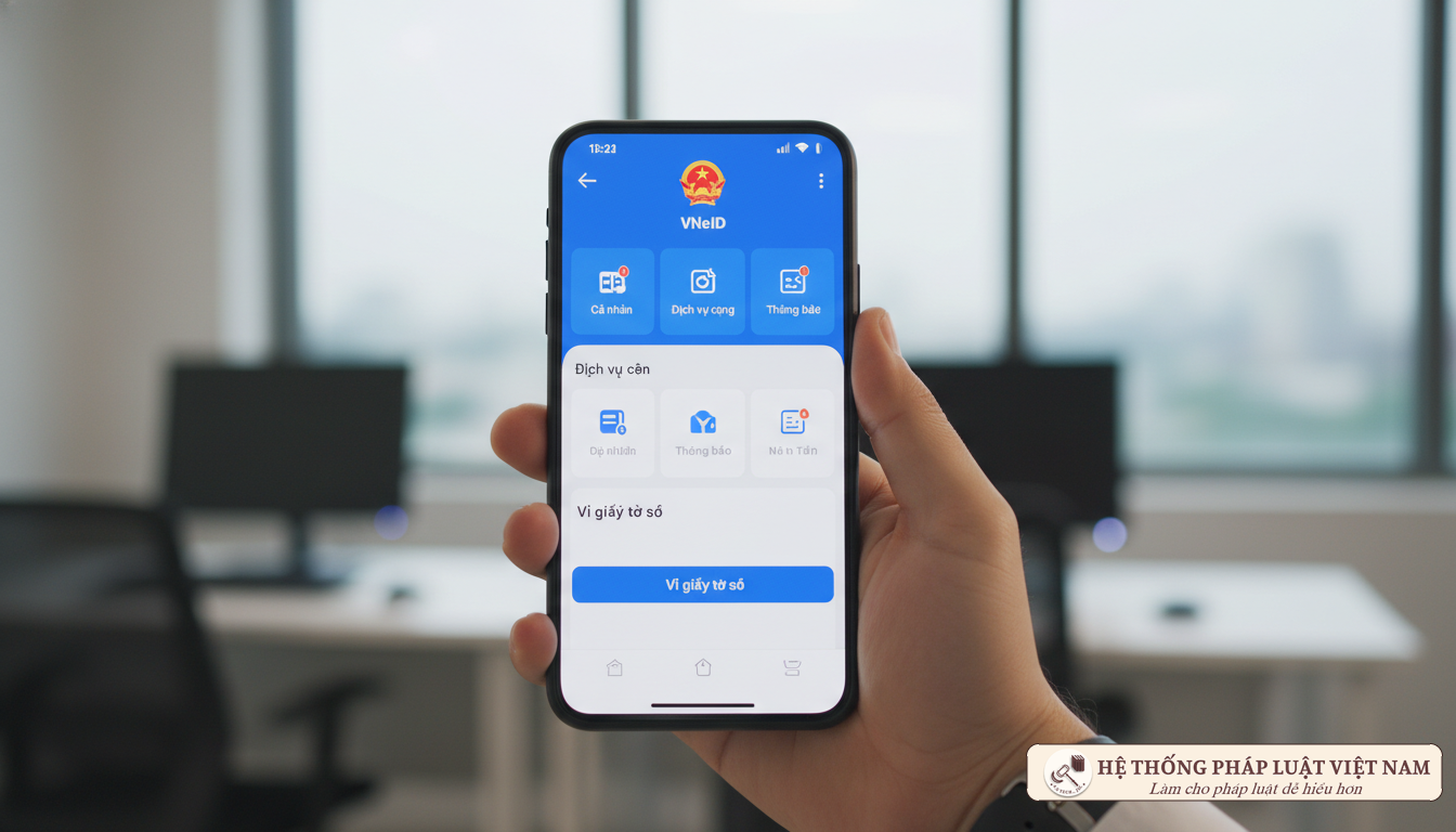 Thủ tục cấp phiếu lý lịch tư pháp qua VNeID