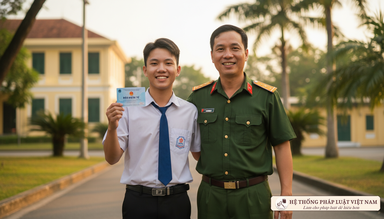 Tin vui: Thêm đối tượng thân nhân sĩ quan quân đội được cấp thẻ BHYT miễn phí từ 2024
