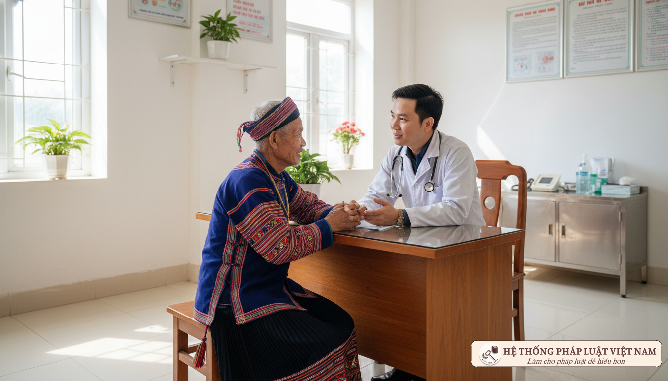 Khám chữa bệnh cho đồng bào dân tộc thiểu số