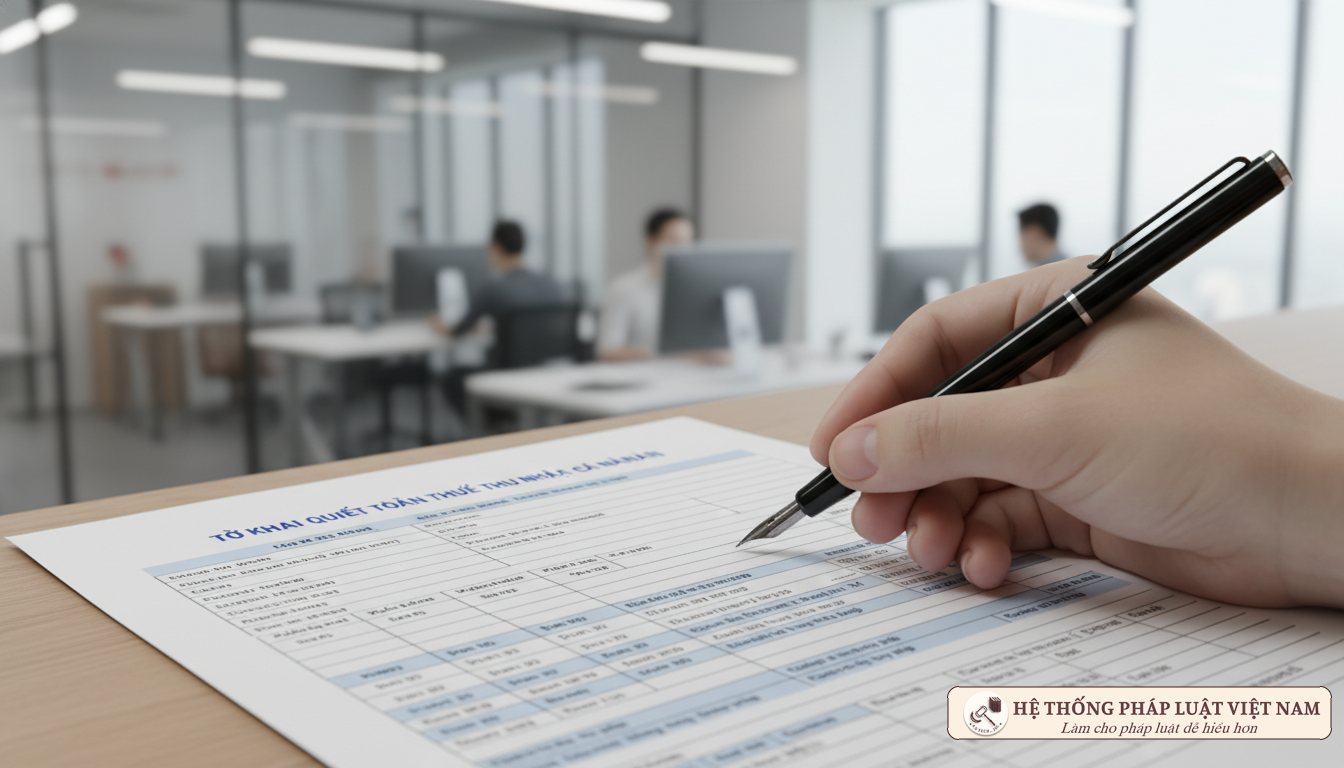 Chi tiết tờ khai quyết toán thuế TNDN