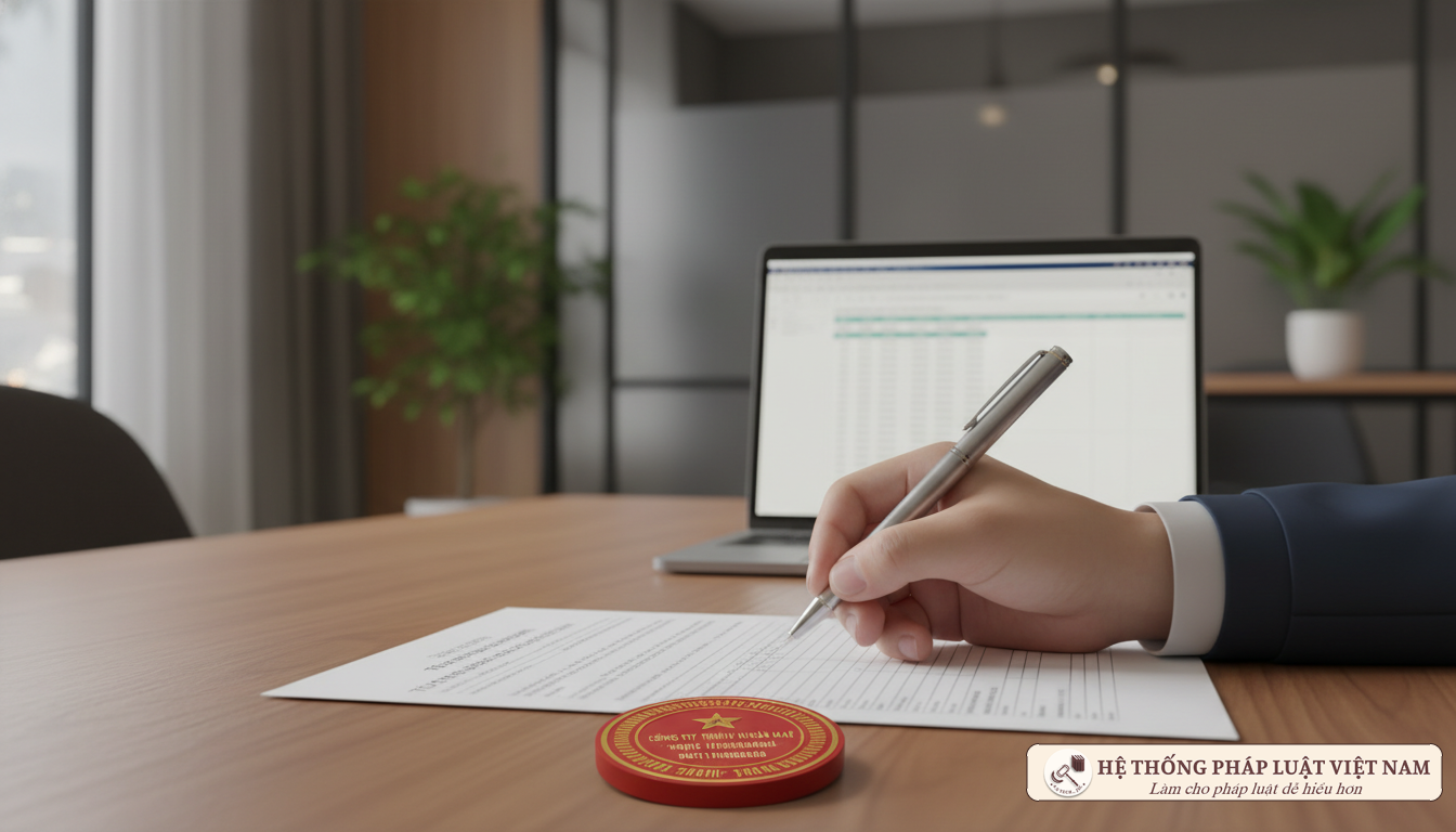 Kế toán thực hiện kê khai thuế TNDN