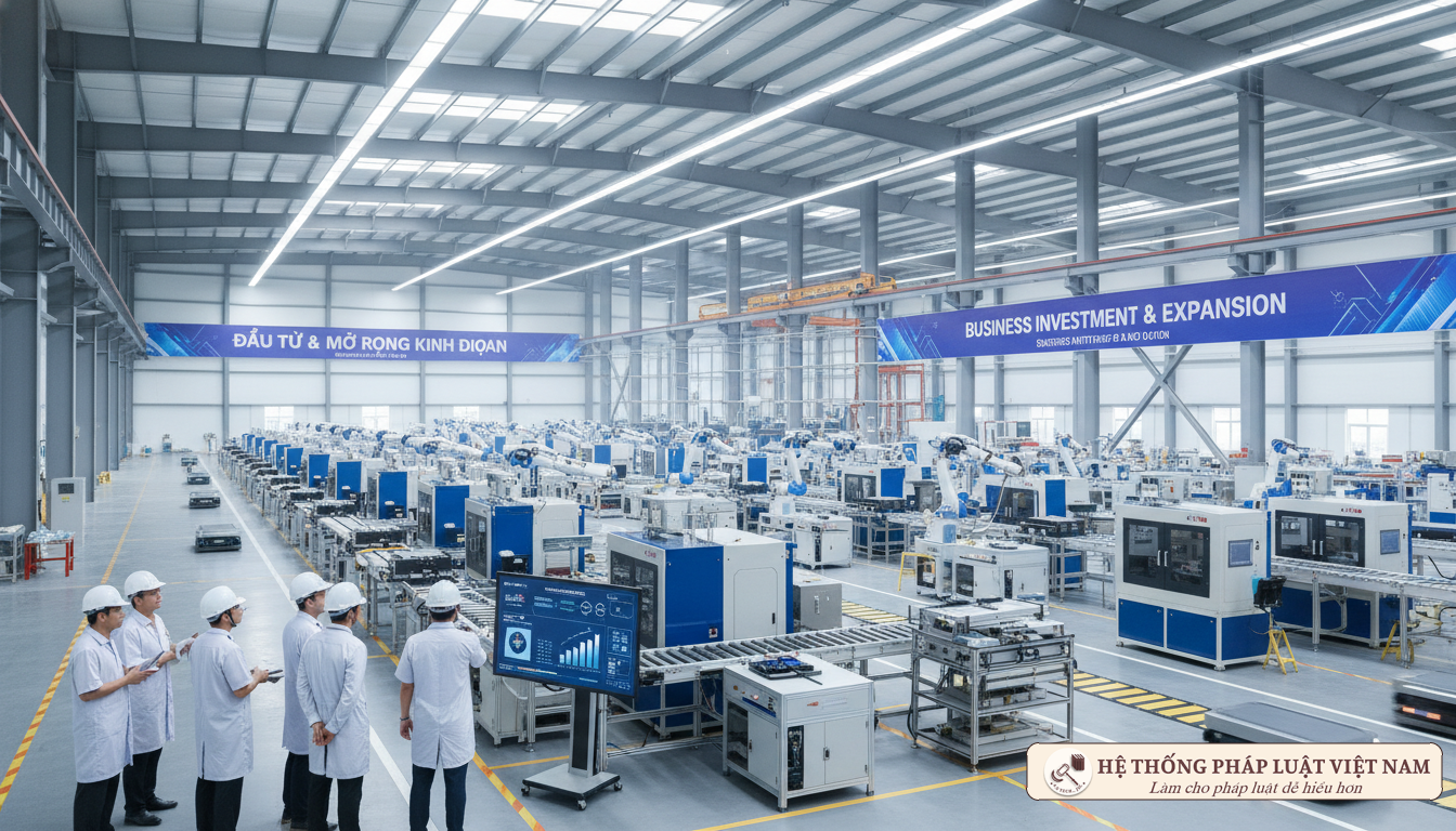 Dây chuyền sản xuất hiện đại tại nhà máy Việt Nam