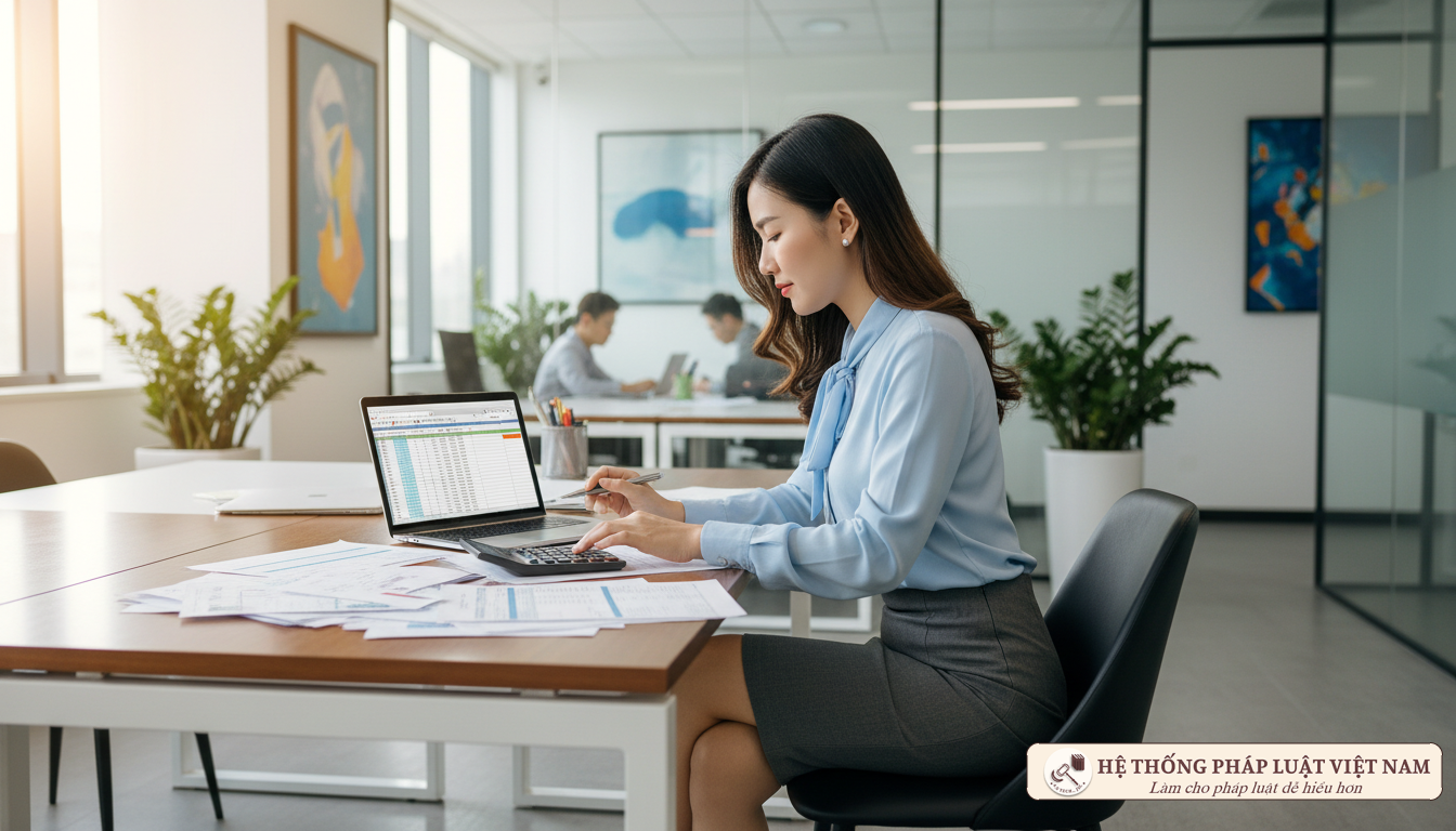 Kế toán làm việc với hồ sơ thuế TNDN năm 2019