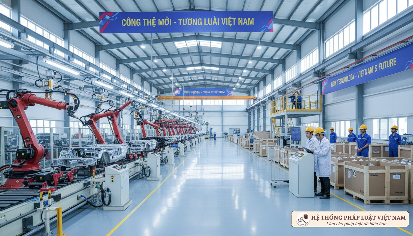 Dây chuyền sản xuất hiện đại tại Việt Nam