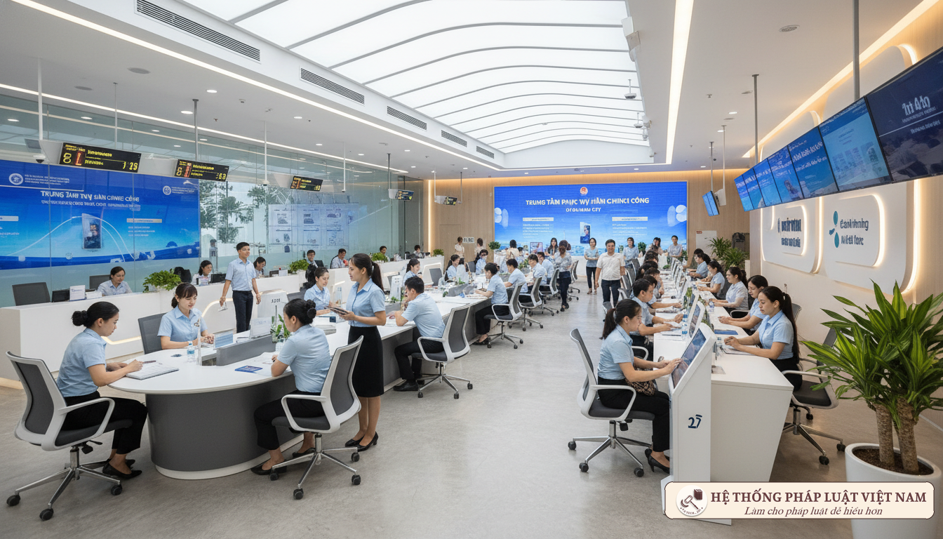Dịch vụ công tại TP.HCM Người dân làm thủ tục hành chính tại TP.HCM